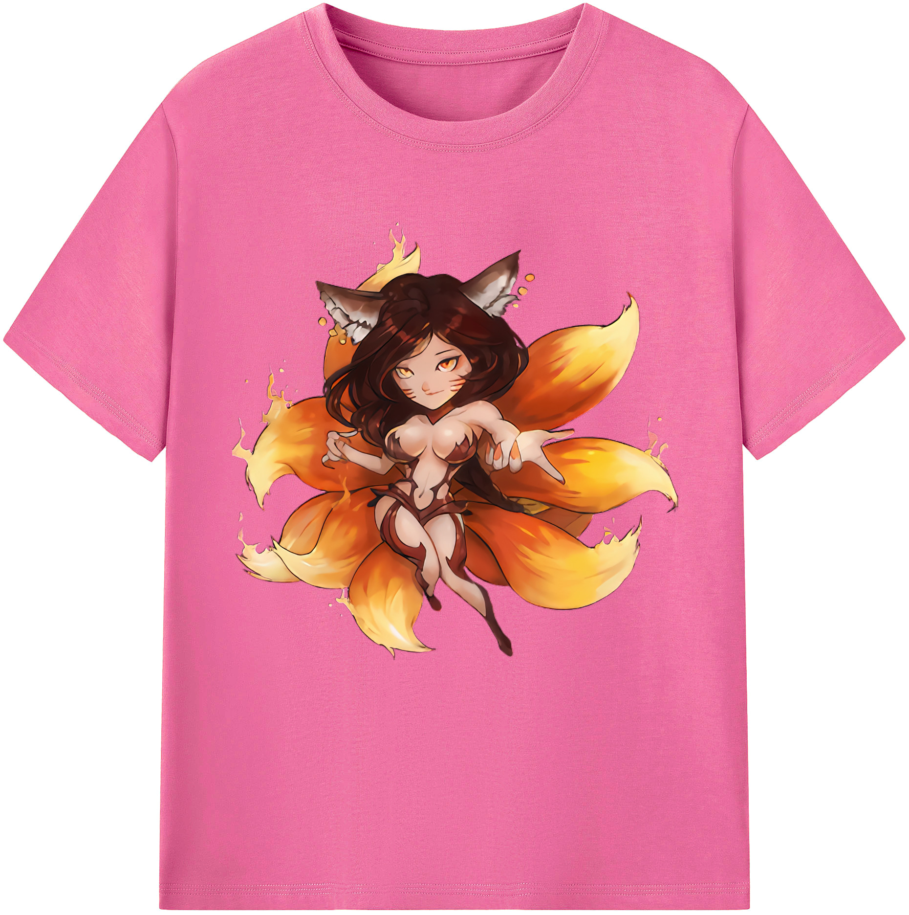 （画像用） リーグ・オブ・レジェンド League of Legends LOL レディースカジュアルプリントTシャツ（綿100％）